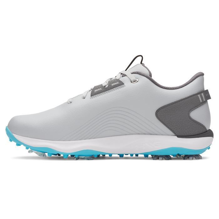 Under Armour Mens Drive Fade 2 Golf Shoes - Mod Gray/Steel/Metallic Silver
