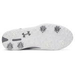 Under Armour Mens Drive Fade 2 Golf Shoes - White/Titan Gray/Metallic Silver