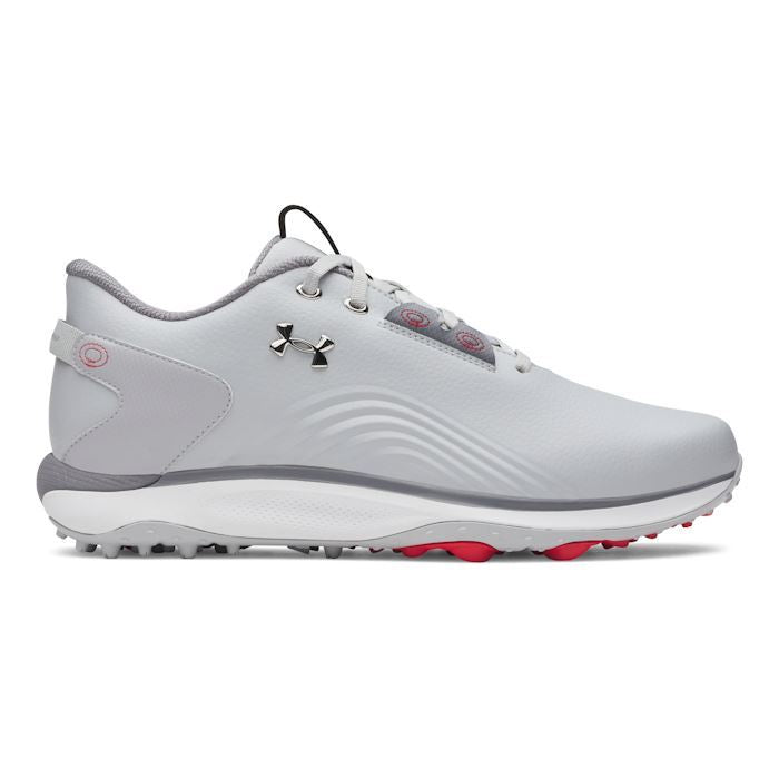 Under Armour Mens Drive Fade 2 SL Golf Shoes - Mod Gray/Metallic Silver
