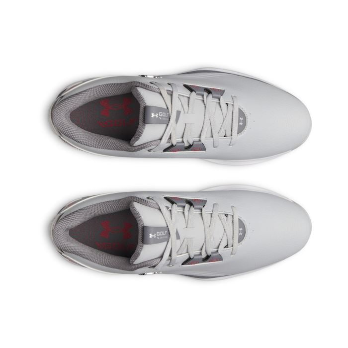 Under Armour Mens Drive Fade 2 SL Golf Shoes - Mod Gray/Metallic Silver