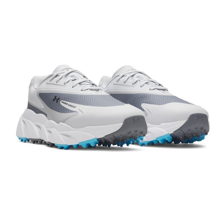 Under Armour Mens Halo Hybrid SL Golf Shoes - Halo Gray/Metallic Black