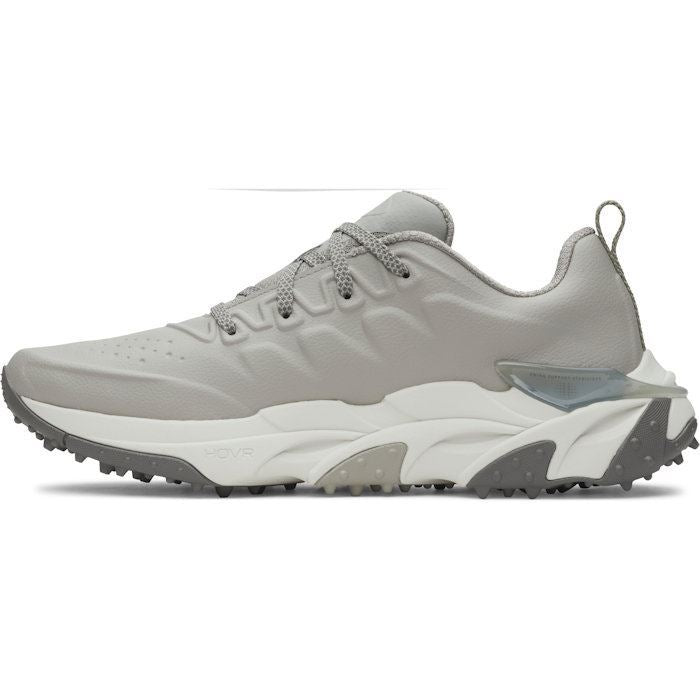Under Armour Mens Halo Tour SL Golf Shoes - Titanium/Summit White/Clay Green