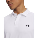 Under Armour Men's UA Tee To Green Polo White/Black 6012303