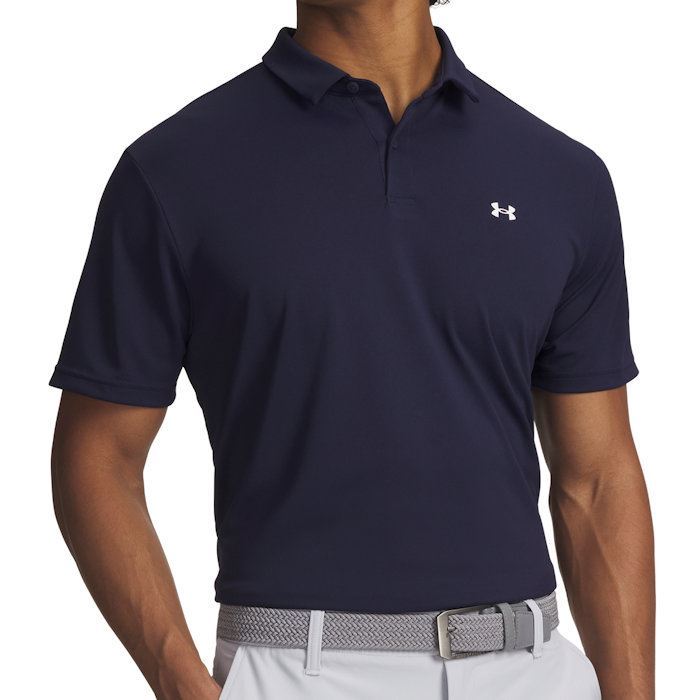 Under Armour Men's UA Tee To Green Polo Midnight Navy/White 6012303
