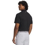 Under Armour Men's UA Tee To Green Polo Black/White 6012303