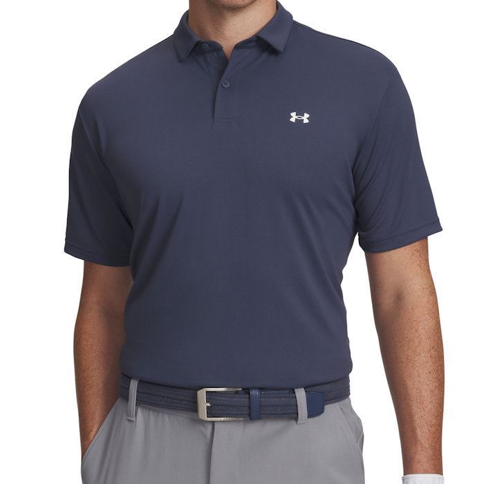 Under Armour Men's UA Tee To Green Polo Downpour Grey/White 6012303