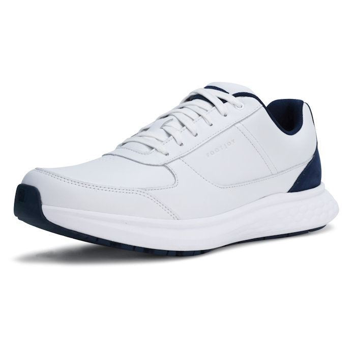 FootJoy Mens FJ Hampton Golf Shoes White/Navy 50085 (2026)