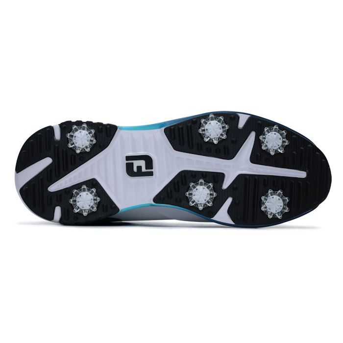 FootJoy Mens Tour Rival Golf Shoes White/Navy/Blue 56971 (2026)
