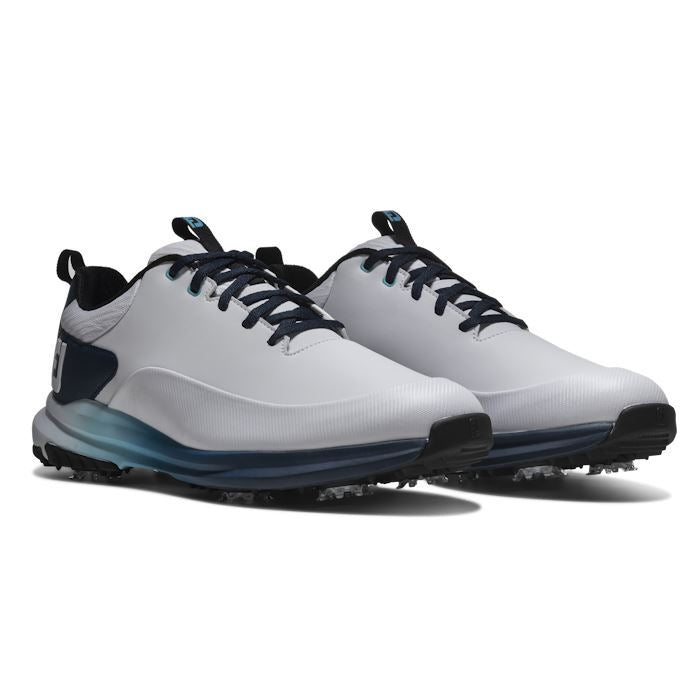 FootJoy Mens Tour Rival Golf Shoes White/Navy/Blue 56971 (2026)