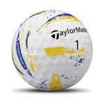 TaylorMade SpeedSoft Ink Golf Balls - Yellow/Blue 2026