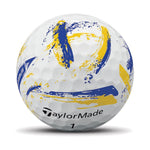 TaylorMade SpeedSoft Ink Golf Balls - Yellow/Blue 2026