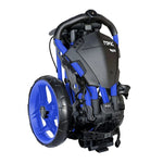 Clicgear Rovic RV1C 2.0 golf push trolley in blue