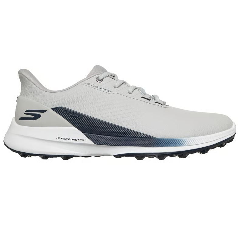 Skechers Mens Slip-ins Pure Si Golf Shoes - Grey/Navy