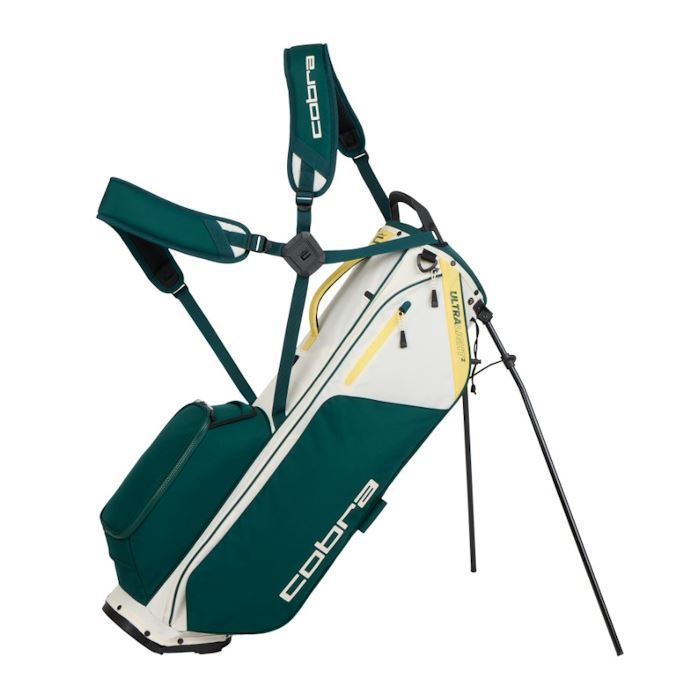 Cobra Ultralight 2 Stand Bag - Almond/Dark Mrytle/Yellow