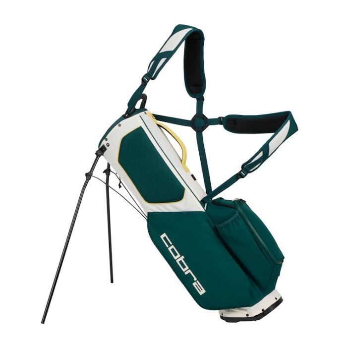Cobra Ultralight 2 Stand Bag - Almond/Dark Mrytle/Yellow