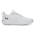 Under Armour Mens UA Drive Pro Clone SL Golf Shoes White/Metallic 2026