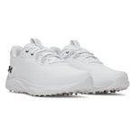 Under Armour Mens UA Drive Pro Clone SL Golf Shoes White/Metallic 2026