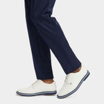 G Fore Mens Gallivanter Full Grain Leather Golf Shoes - Snow/Twilight