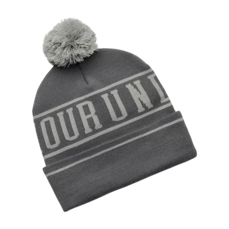 Under Armour Mens Halftime Pom Beanie Clay Green/Titanium