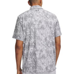 Under Armour Mens Playoff 3.0 Printed Polo Castlerock/Mod Gray/Steel
