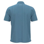 Under Armour Mens Playoff 3.0 Printed Polo Shirt OPAL BLUE/Midnight Navy