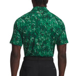 Under Armour Mens Playoff 3.0 Printed Polo Shirt Campus Ivy/Black