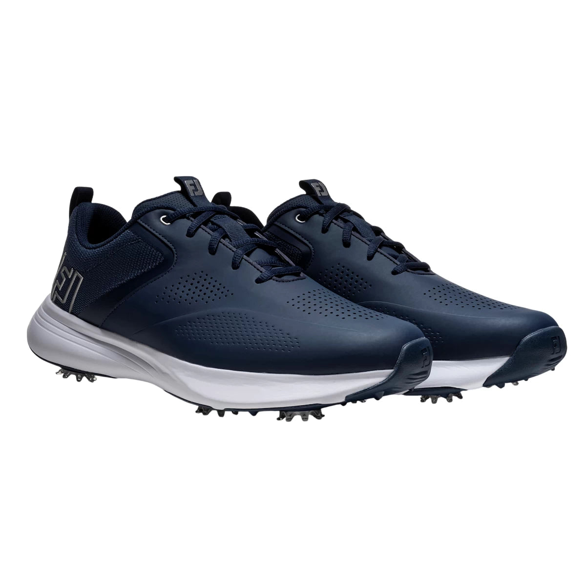 FootJoy Mens Qualifier Golf Shoes Navy/Blue/Silver 57212