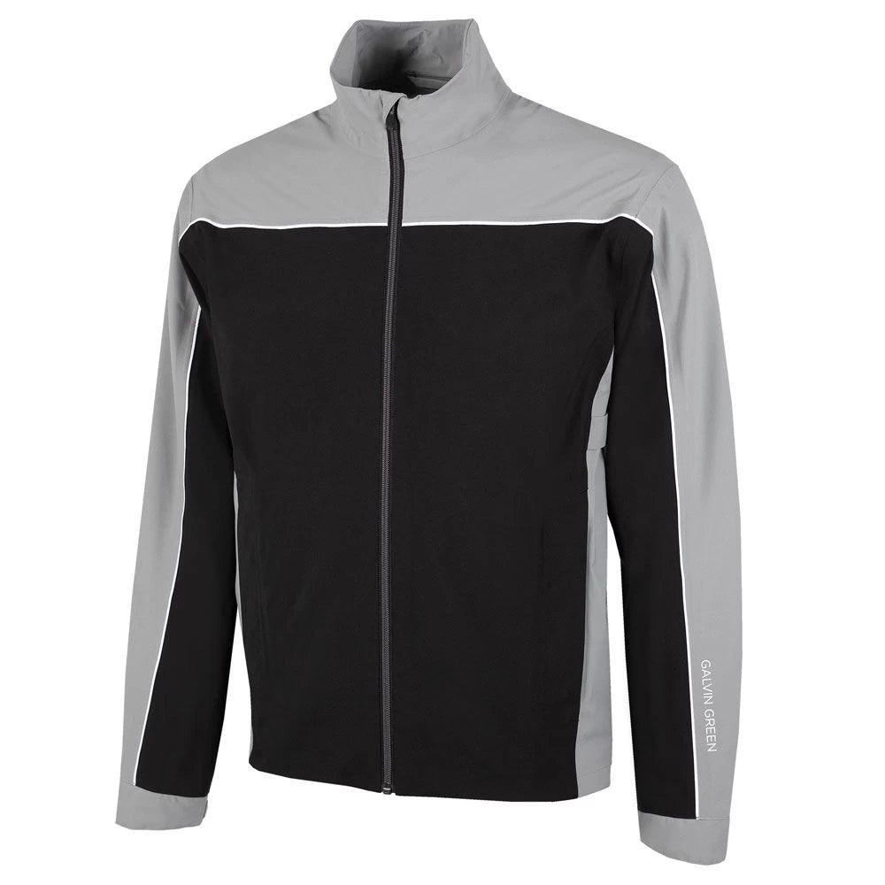 Galvin Green Mens Ace Waterproof Jacket Black/Sharkskin/White