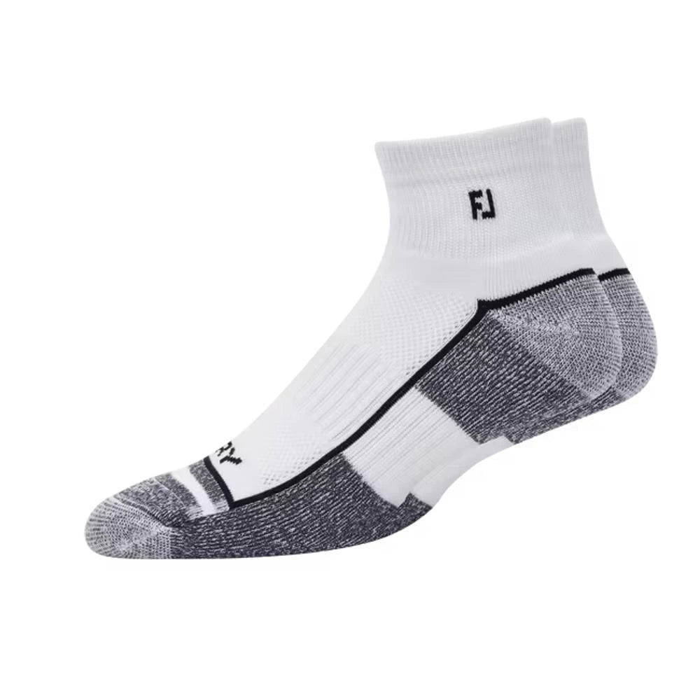 Footjoy Mens ProDry Quarter Socks White 18103-1080