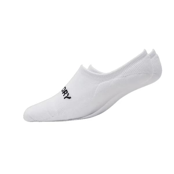 Footjoy Mens ProDry Ultra Low Cut Socks White 18140-1087