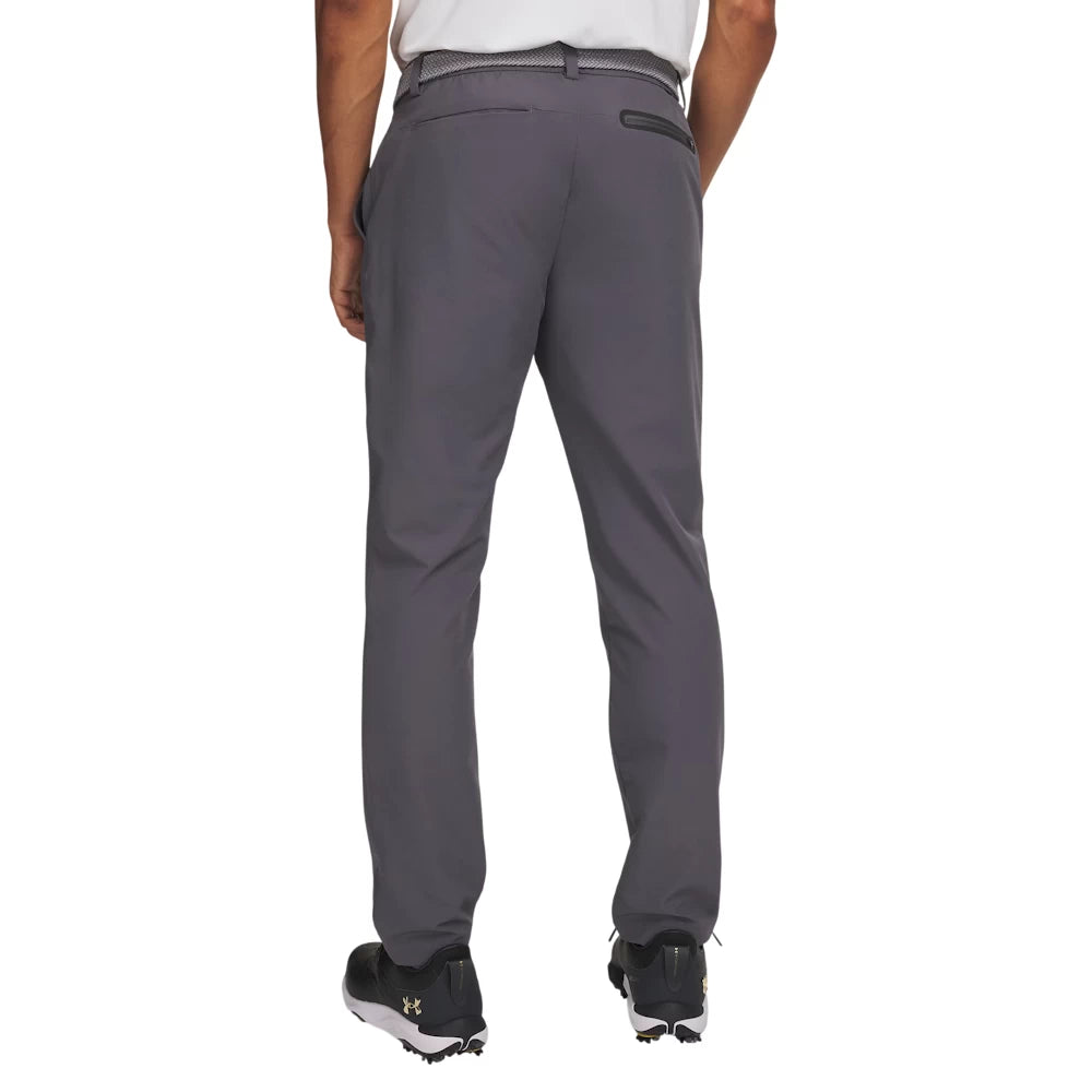 Under Armour Mens Drive ColdGear Infrared Tapered Golf Trousers Castlerock/White