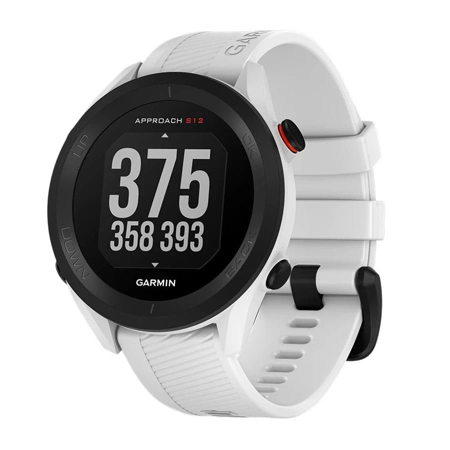 Garmin S12 Approach GPS Watch - White