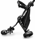TV GOLF 3 Wheeled Push Trolley - Plus FREE Umbrella Holder