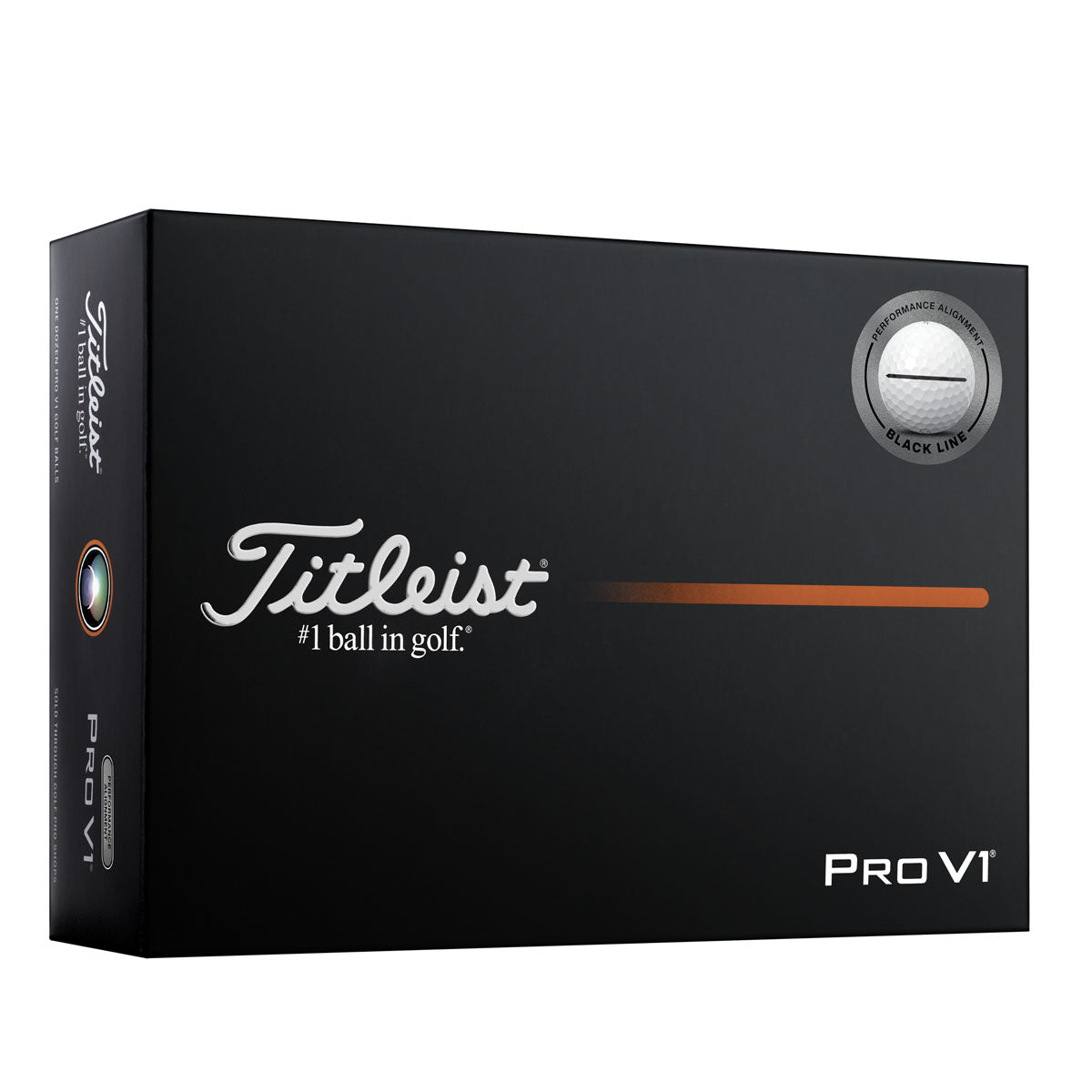 Titleist Pro V1 Golf Balls - AIM Performance Black