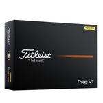 Titleist Pro V1 Golf Balls - Yellow