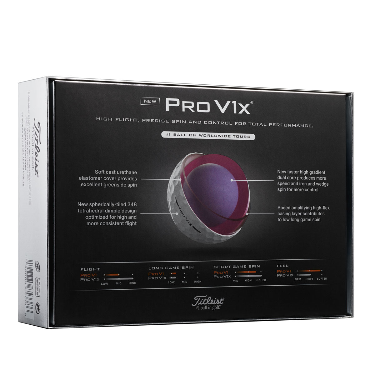 Titleist Pro V1x Golf Balls - White