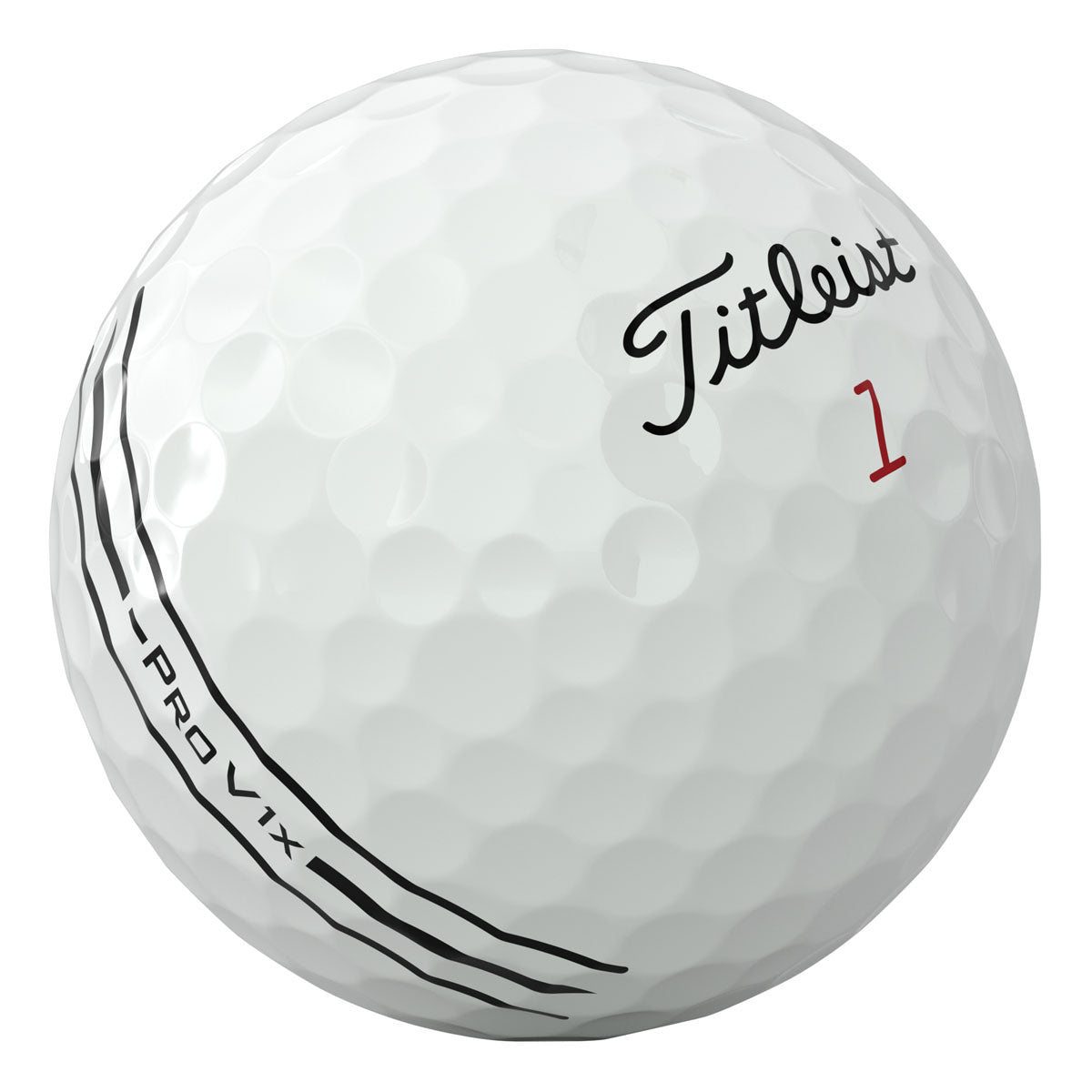 Titleist Pro V1x Left Dash Golf Balls - Enhanced Alignment