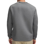 Under Armour Mens Drive Mid Layer Mens Crew Titanium/Clay Green