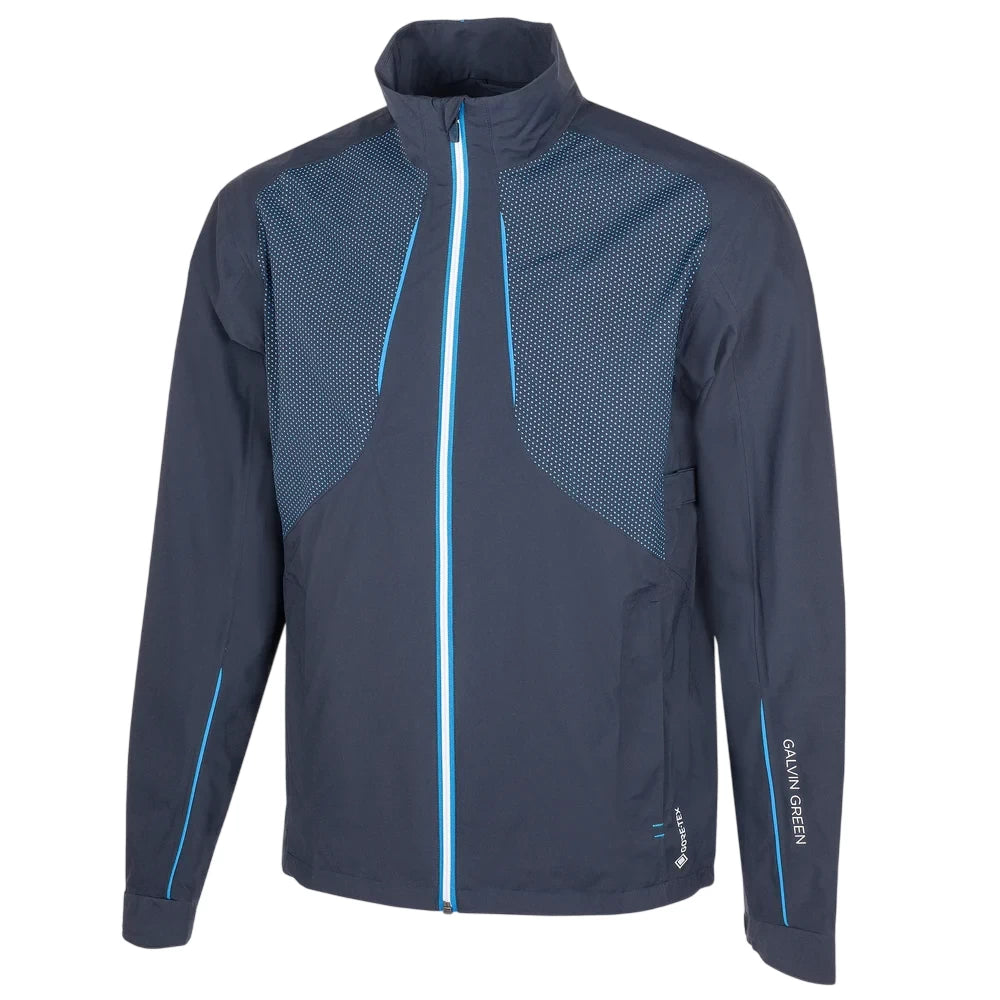 Galvin Green Mens Albert Waterproof Jacket Navy/White/Blue