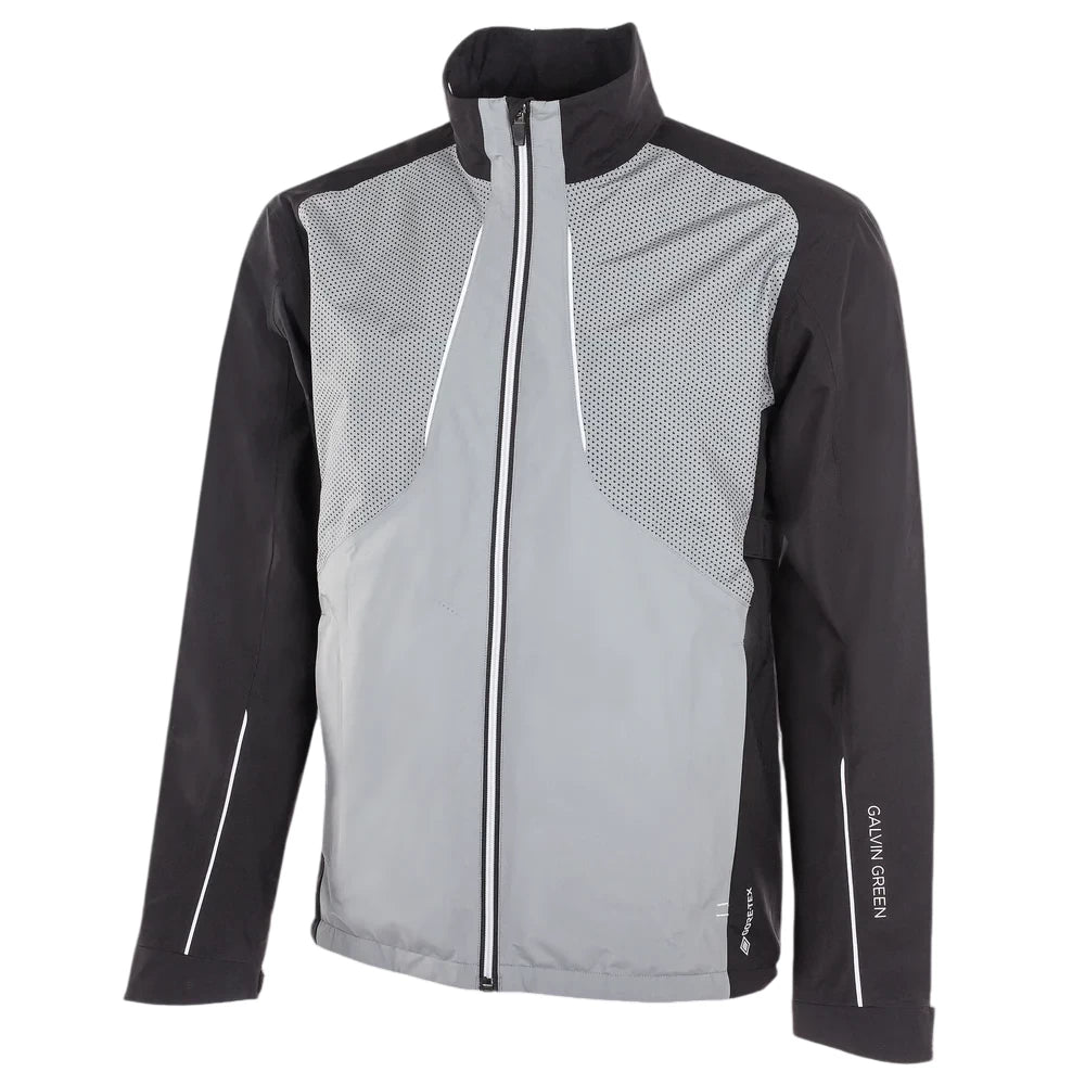 Galvin Green Mens Albert Waterproof Jacket Sharkskin/Black/White
