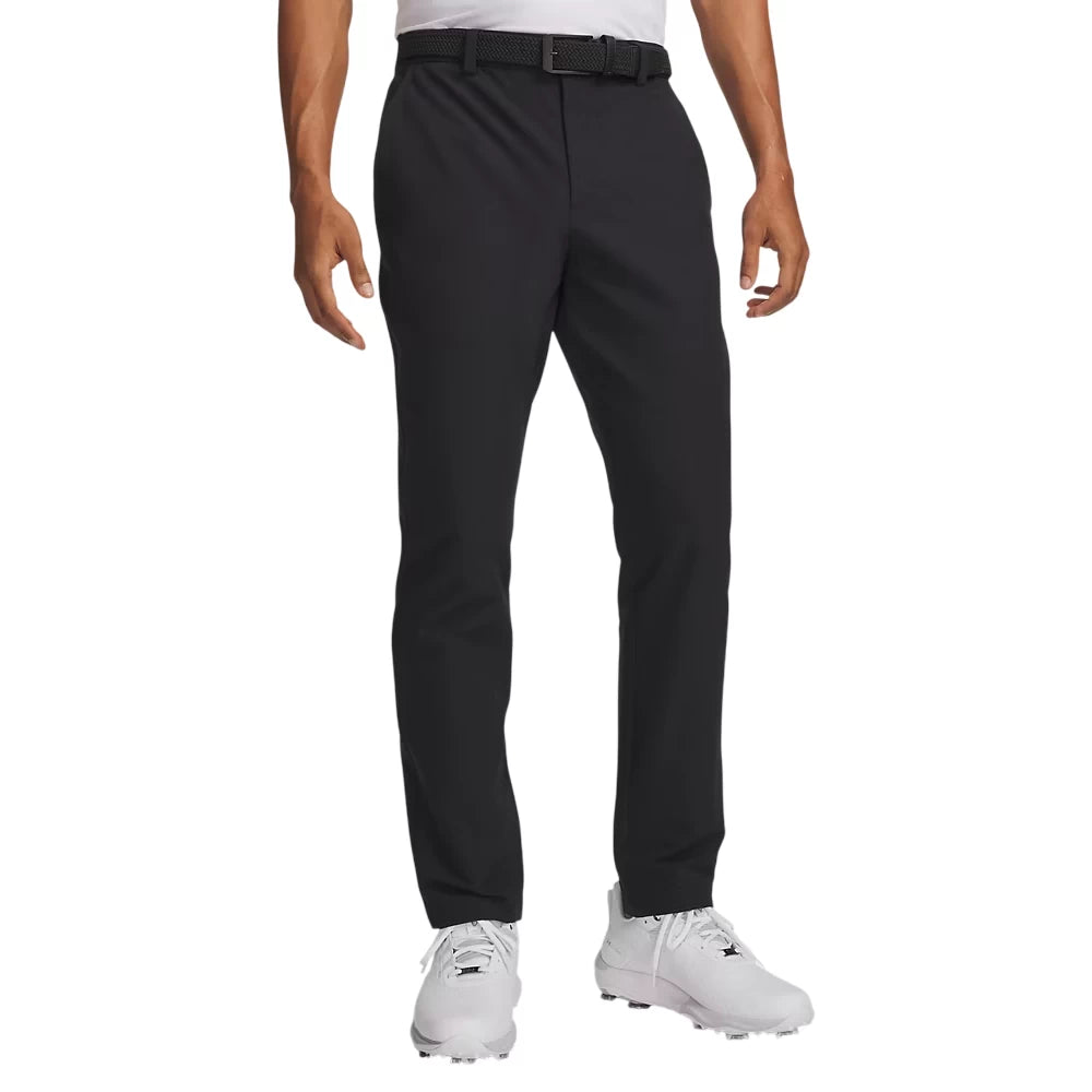 Under Armour Mens Drive ColdGear Infrared Tapered Golf Trousers Black/White