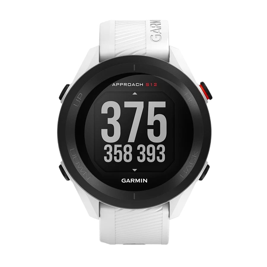 Garmin S12 Approach GPS Watch - White