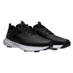 FootJoy Mens Qualifier Golf Shoes Black/White/Grey 57214