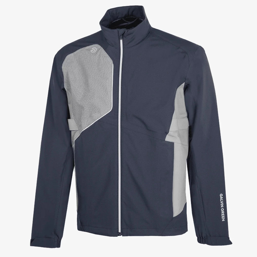 Galvin Green Mens Ames Waterproof Jacket Navy/Cool Grey