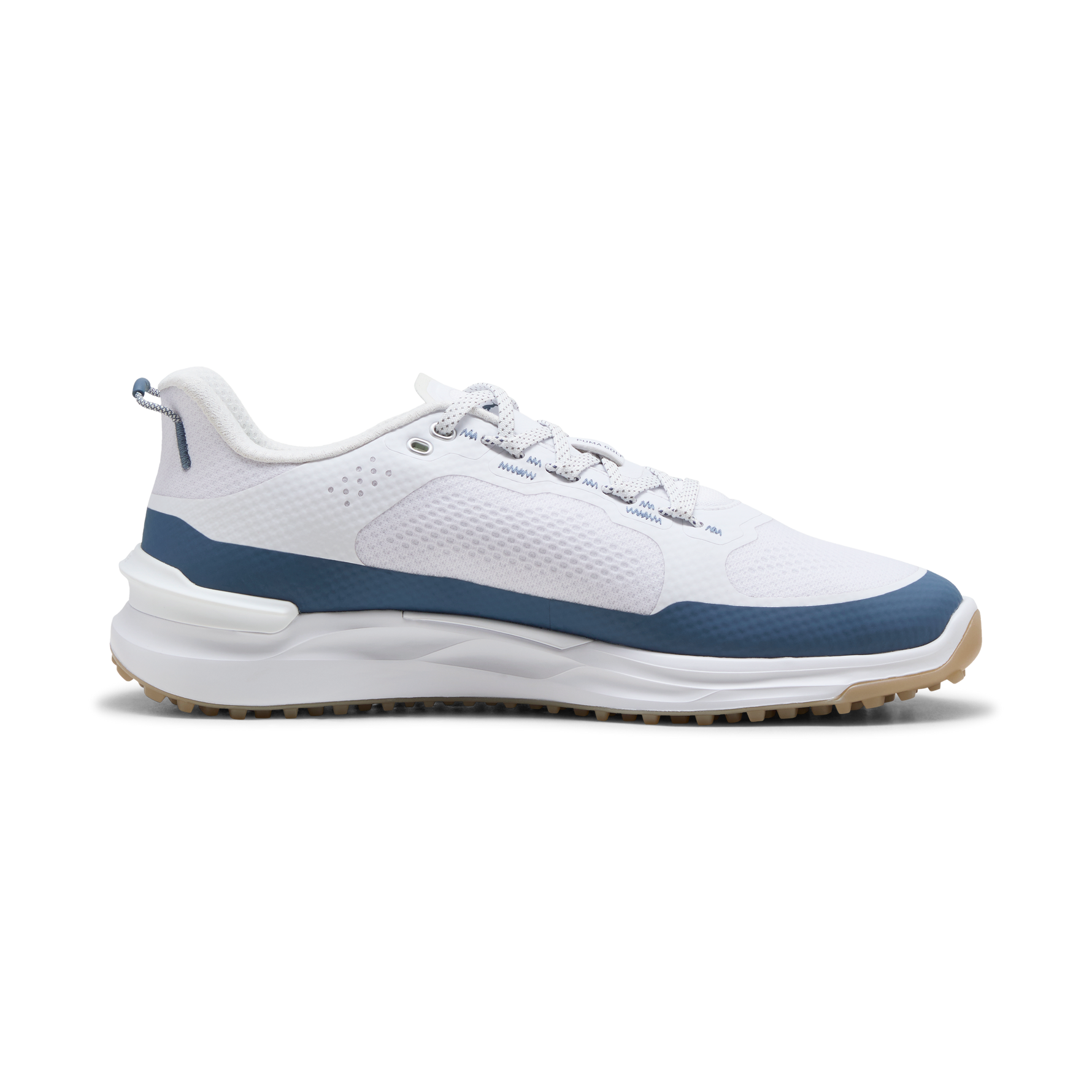 Puma Mens IGNITE Elevate X Golf Shoes - White/Dark Indigo