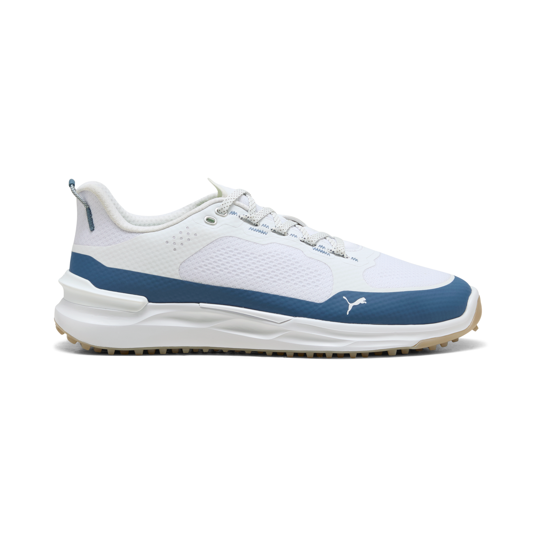 Puma Mens IGNITE Elevate X Golf Shoes - White/Dark Indigo