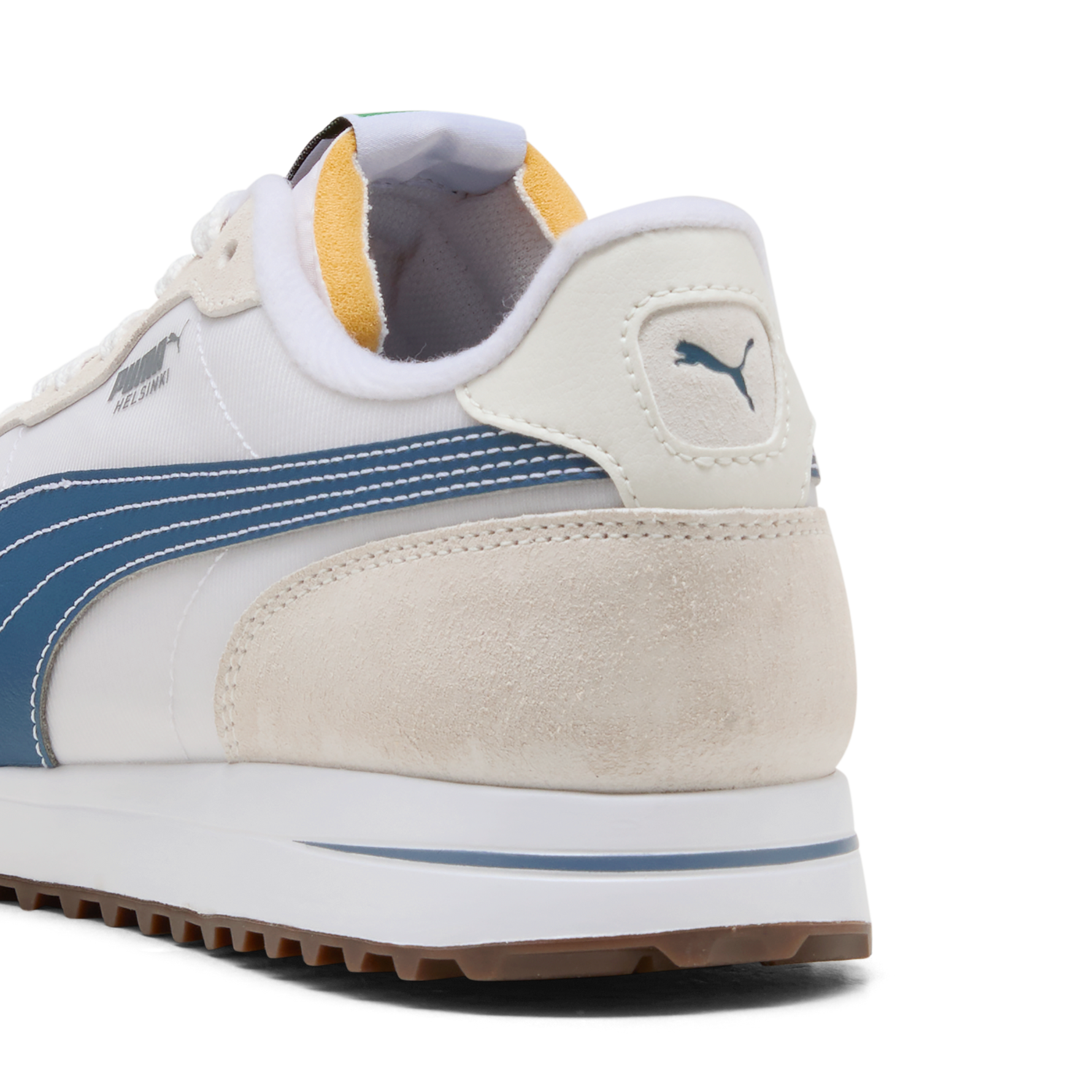 Puma Mens Helsinki G Golf Shoes - White/Dark Indigo