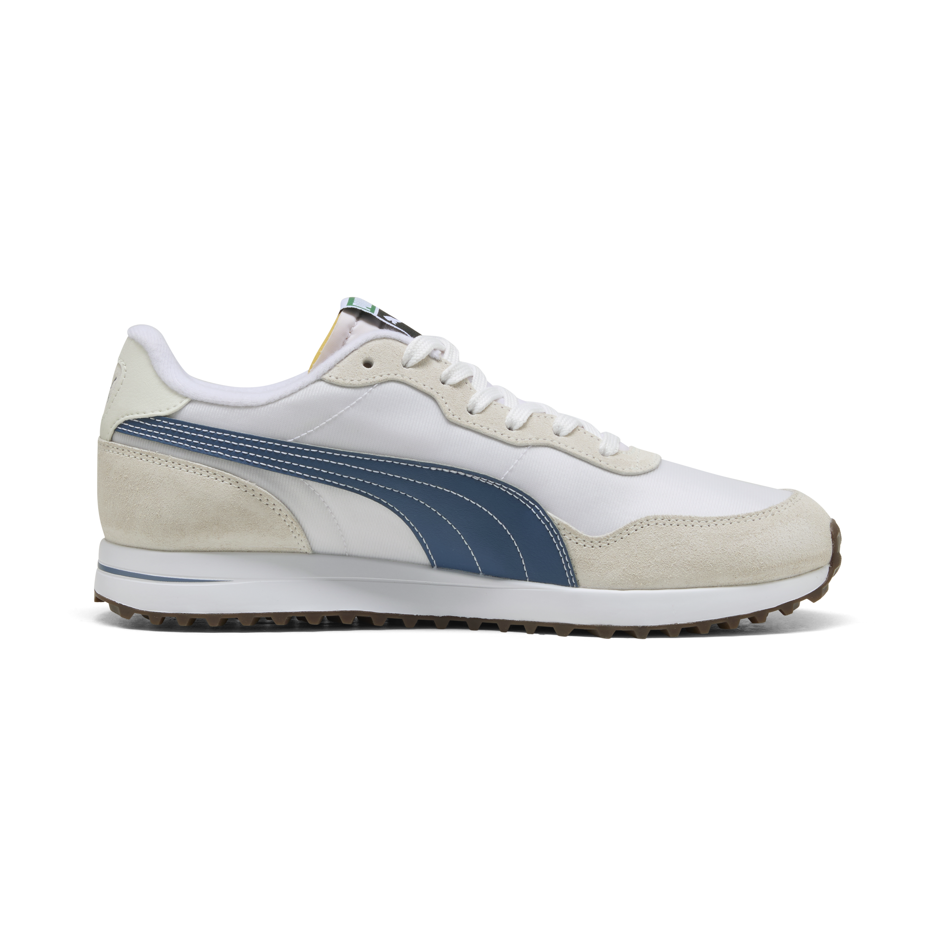 Puma Mens Helsinki G Golf Shoes - White/Dark Indigo