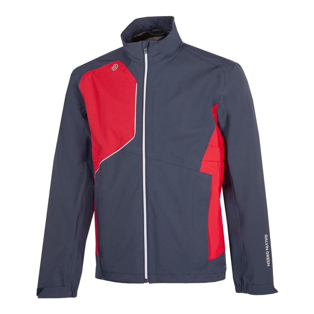 Galvin Green Mens Ames Waterproof Jacket Navy/Red