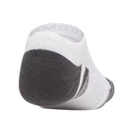 Under Armour Unisex Performance Tech Three Pack No Show Socks White/Jet Gray